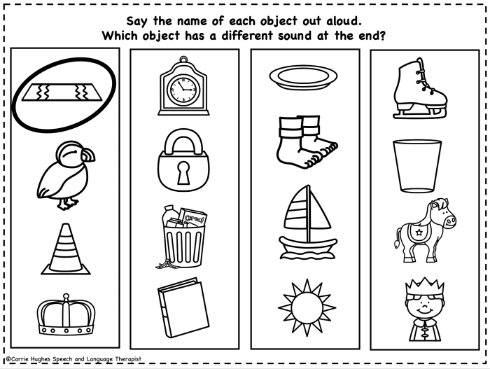 Medial consonant deletion word list