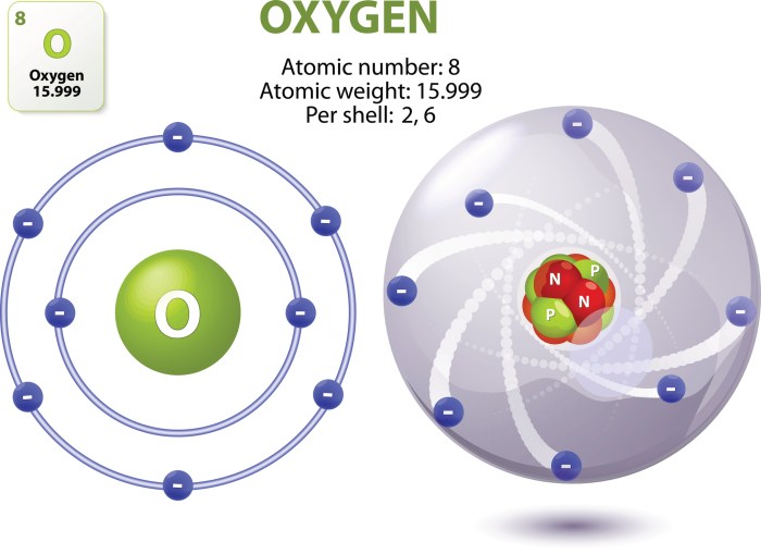 An oxygen atom has a mass of 2.66