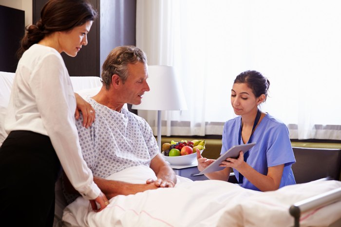 A nurse enters a client's room and finds