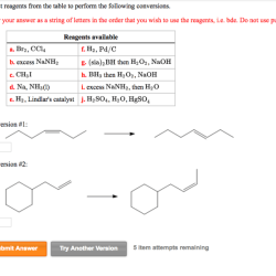 Reagents select conversions solved